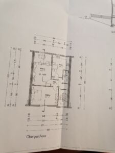 erster Stock Grundriss - Obergeschoss