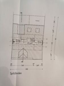 Spitzboden Grundriss - Spitzboden